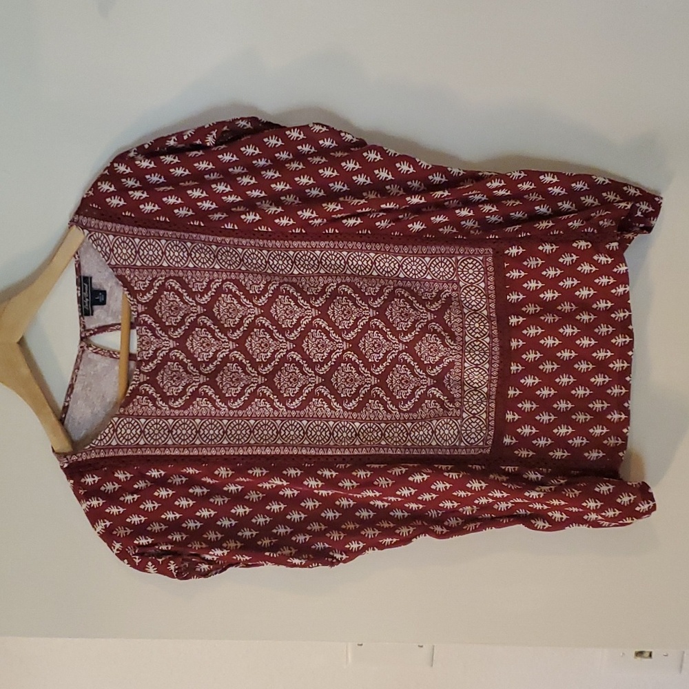 Lucky brand boho sleeveless top size large